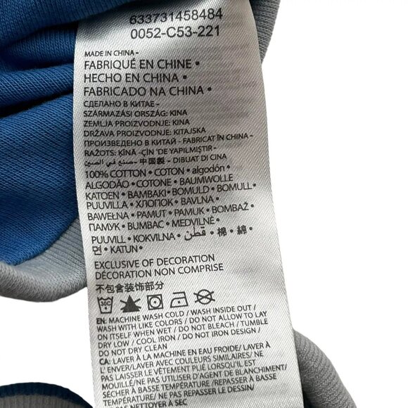 Nike Baby Infant Boy's Hat and Booties 2-Piece Set Size 0-6 Months Blue/White - Picture 7 of 9